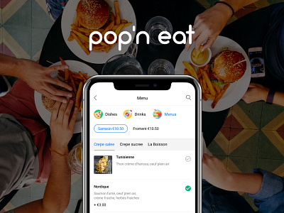 Pop'n Eat - Food Order Web App