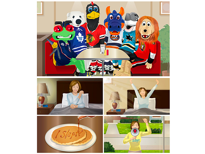 storyboards 8 advertising character commercial food illustration illustration vector storyboard storyboarding storyboards vector