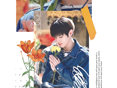 TAEYONG NCT adobe illustrator adobe indisign adobe photoshop collage flower korean kpop nct photo collage taeyong