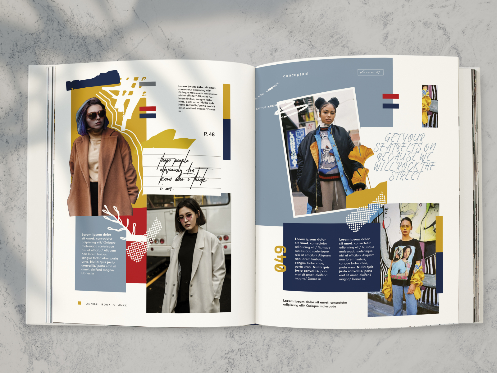 aesthetic fashion magazine layout