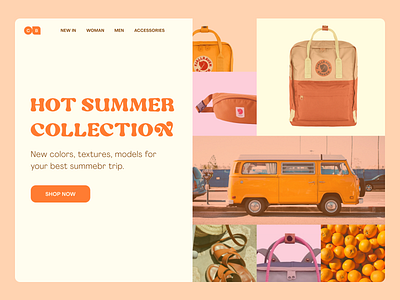 Shop's summer collection concept