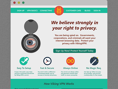VikingVPN Redesign