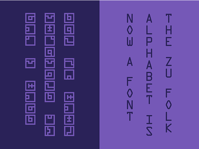Zu Folk Alphabet alphabet fez font font design glyphs glyphsapp otf type type design typeface typography