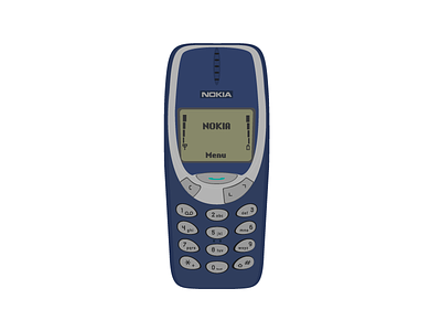 Nokia 3310 3310 90s brick cell cellphone nokia phone vector