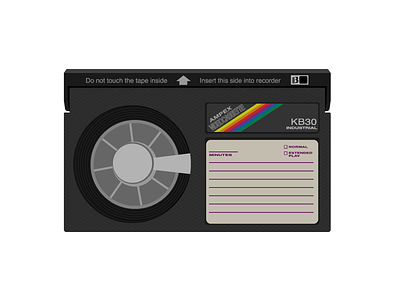 Betamax Cassette 70s betamax cassette retro sony tape vector video