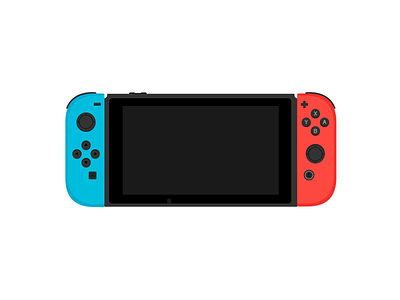 Nintendo Switch controller gaming nintendo switch tablet vector vector art videogames