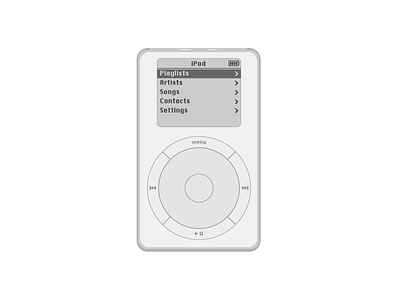 iPod Classic apple click wheel ipod ipod classic pod vector vector art