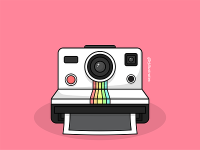 Polaroid adobe illustrator art camera design designer digital illustration digitalart drawing electronics flat flatdesign graphicdesign illustration polaroid vector vector art vector illustration vintage