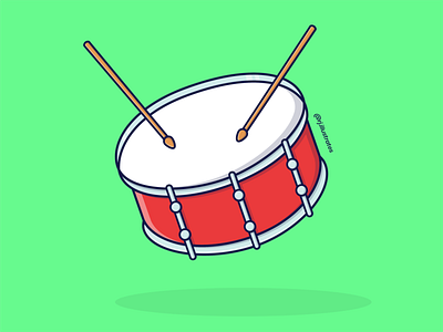 Drum 2d adobe illustrator design digital illustration digitalartists drum drumsticks graphicdesign illustration art illustrations illustrator music musical instruments vector