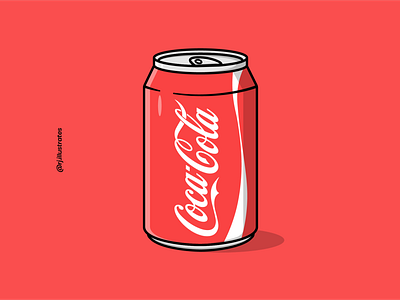 Coca cola can adobe illustrator can cocacola design designer digital illustration digitalart flatdesign flatvector graphicdesign illustration pepsi soda vector vectorart
