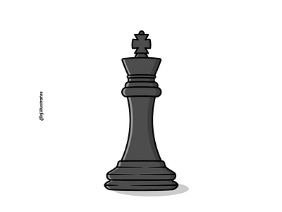 King 👑 adobe illustrator art board game characterdesign chess chess piece chessboard design designer drawing flat flatdesign graphicdesign illustration king vector vectorart