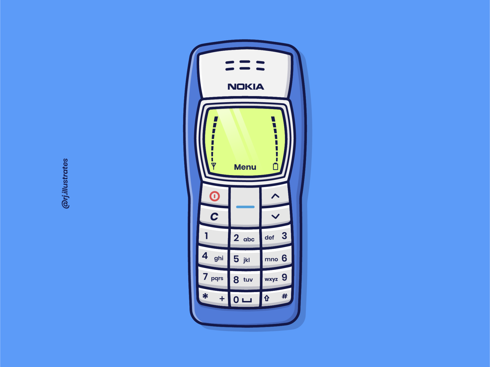 Nokia 1100 3D Art and Snake Game Interaction