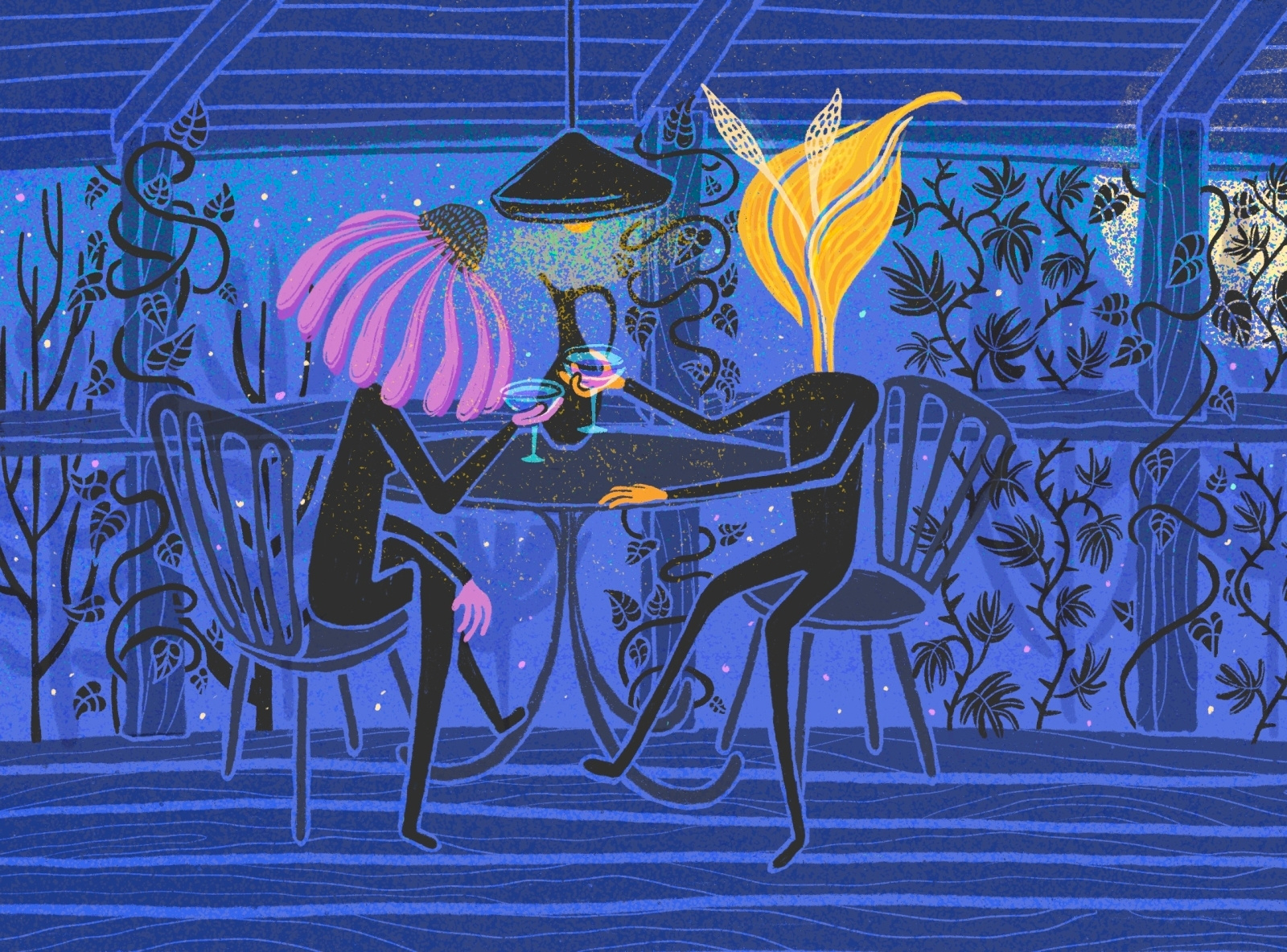 Strawberry Moon by Emily on Dribbble