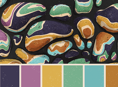 Paint Creek art color design illustration palette procreate