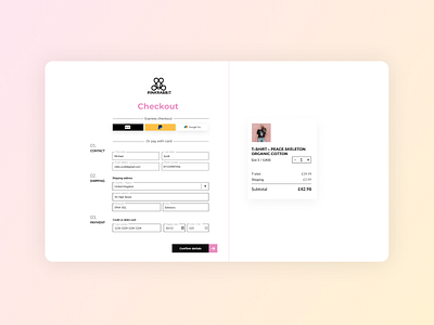 DailyUI : 002 Checkout form