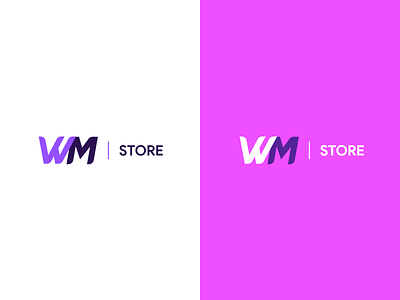 WM Logo adobe xd branding design logo project ux