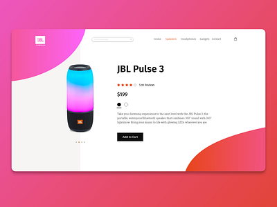 JBL Redesign adobe xd design redesign ux web