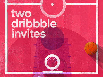 Two Dribbble Invites dribbble invites