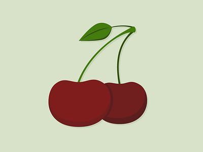 Cherries cherries cherry fruit illustration red