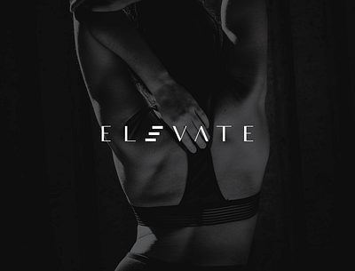 Elevate logo designed @codesign adobe branding codesign design logo minimal typography