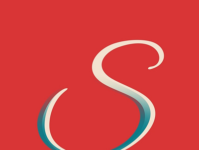 S design lettering typography vector