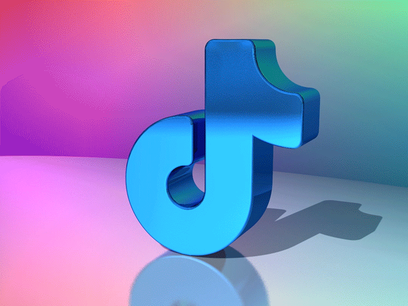 TikTok 3D 3d aftereffects animated animated gif animation animation after effects tiktok