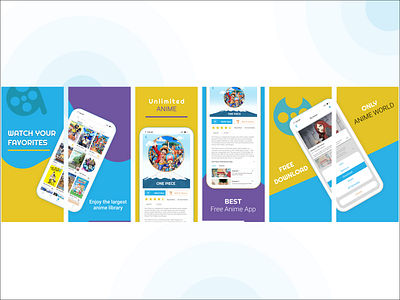 ScreenShoot Anime Streaming Movie App design mobile mobile app mobile app design mobile design mobile ui movie app product design screenshot