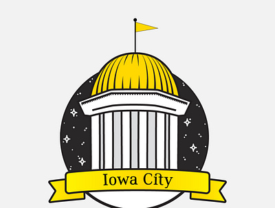 Iowa City, Iowa adobe illustrator design designer iowa iowa hawkeyes vector