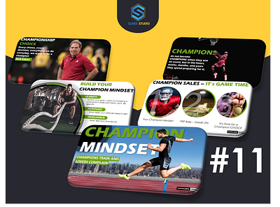 Champion Sports Deck branding champion company creative creative design design powerpoint powerpoint presentation presentation slides sports