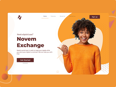 NovemExchange UI Design design ui ux