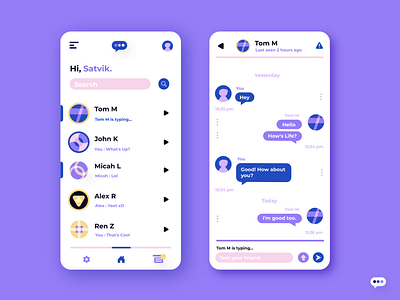 Message App UI