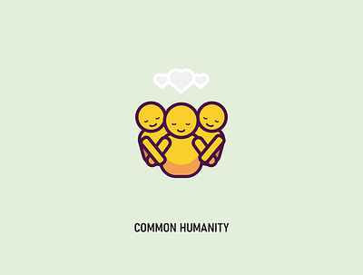 Wellness Icon 02: Common Humanity design flat icon illustration marketing social media vector wellness