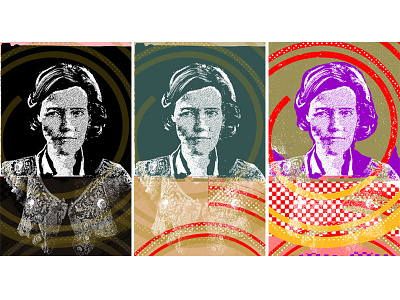 We Persisted Women’s Suffrage Exhibition design illustration photography photoshop web