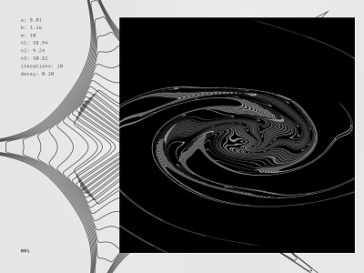 001 Generative Art abstract black black white code generative generative art geometric lineart lines minimal