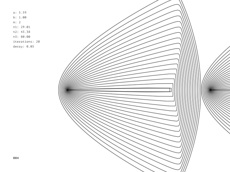 004 Generative Art abstract art black bw generative geometric lineart lines minimal series sideproject white