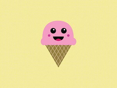 Ice Cream! colorful cute dessert fun ice cream illustration summer