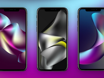 Freebie: Abstract iPhoneX Wallpaper Series