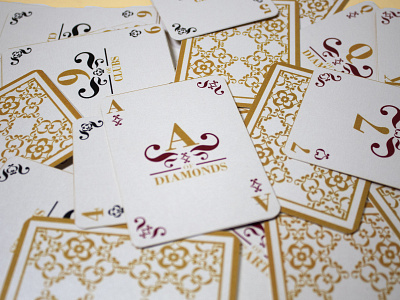 Royal Deck bodoni card deck card design design gold playing cards typeface typography