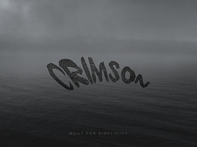 Crimson after effects animation fog gif typography