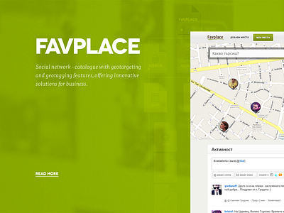 Cover Image Favplace maps portal portfolio sitemap