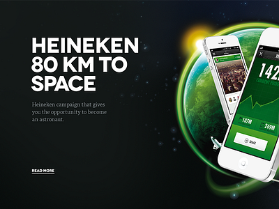 Cover Image Heineken app application ios mobile