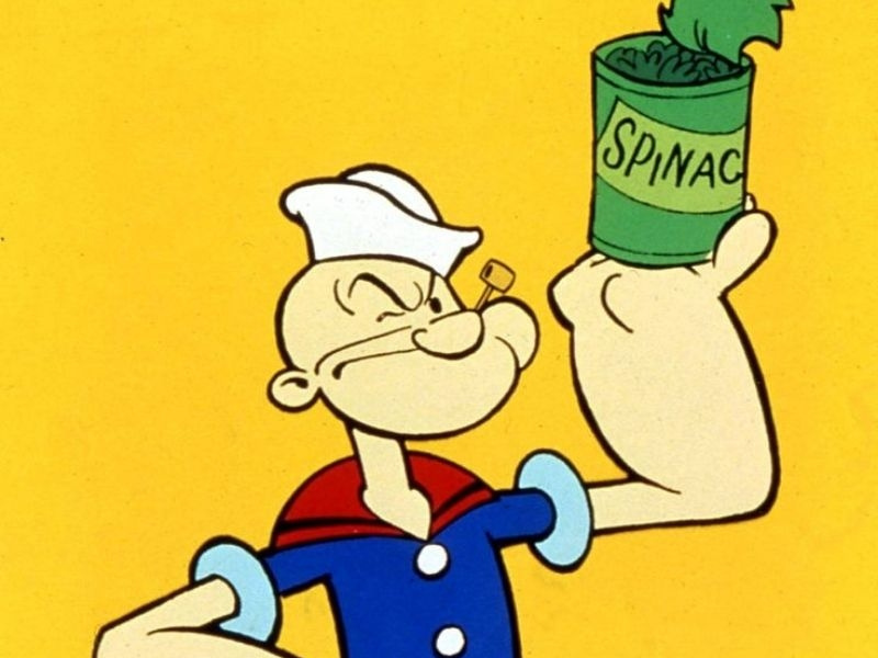How Does Spinach Increase Strength? by Our Deer on Dribbble