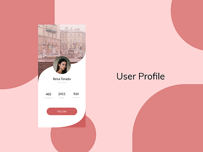 Daily UI Challenge 006 : User Profile