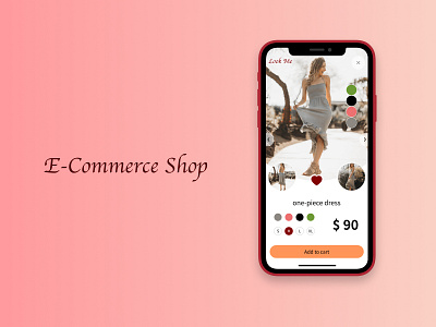 Daily UI Challenge 012 : E-Commerce Shop