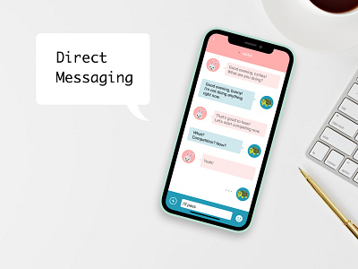 Daily UI Challenge 013 : Direct Messaging daily 100 challenge dailyui dailyui013 design ui