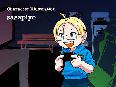 Character Illustration sasapiyo-san