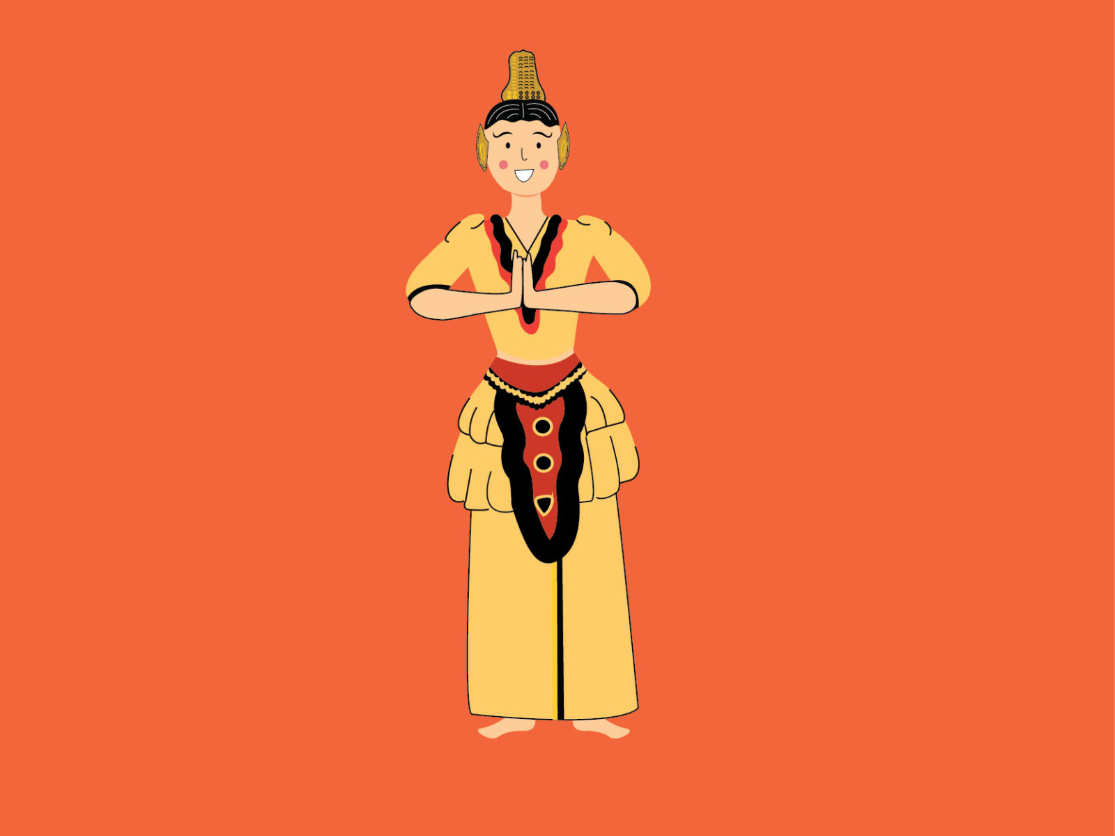 Kandyan Dancer -Sri Lanka by Anjalee Wegodapola on Dribbble