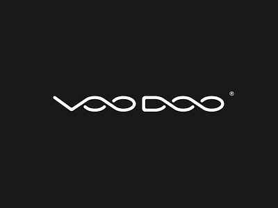 Voodoo Tattoo apparel curve icon logo mark tattoo thread voodoo wordmark