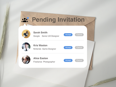 DailyUI078 - Pending Invitation