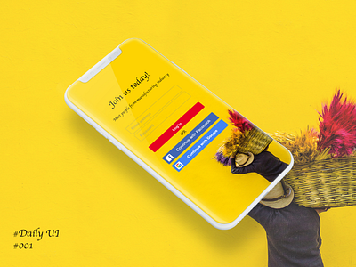 Daily UI 001 - Signup dailyui dailyui 001 signup ui